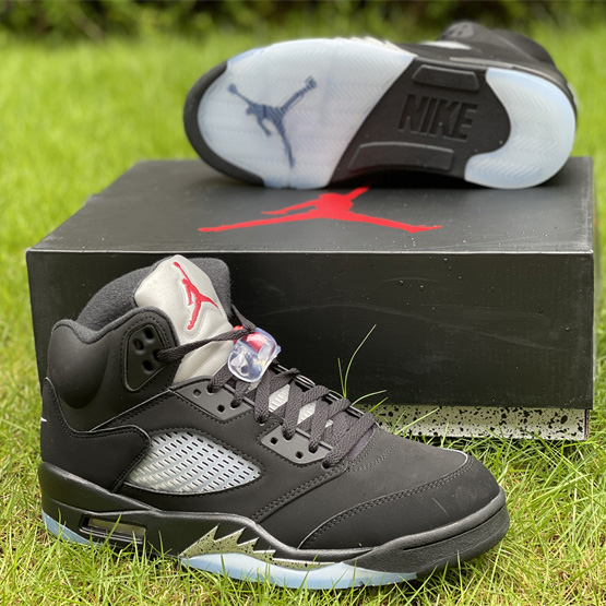 Air Jordan 5 “Metallic Black” Sneaker   845035 003 - DesignerGu