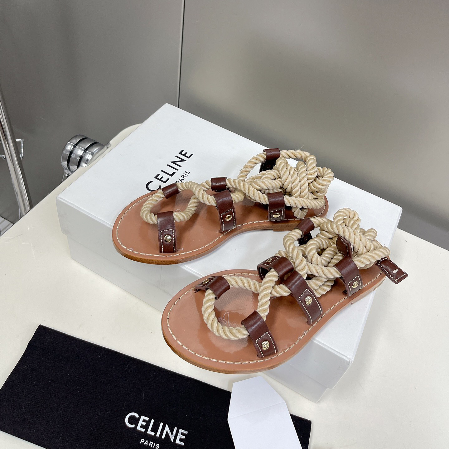 Celine Taillat Triomphe Sandal  - DesignerGu