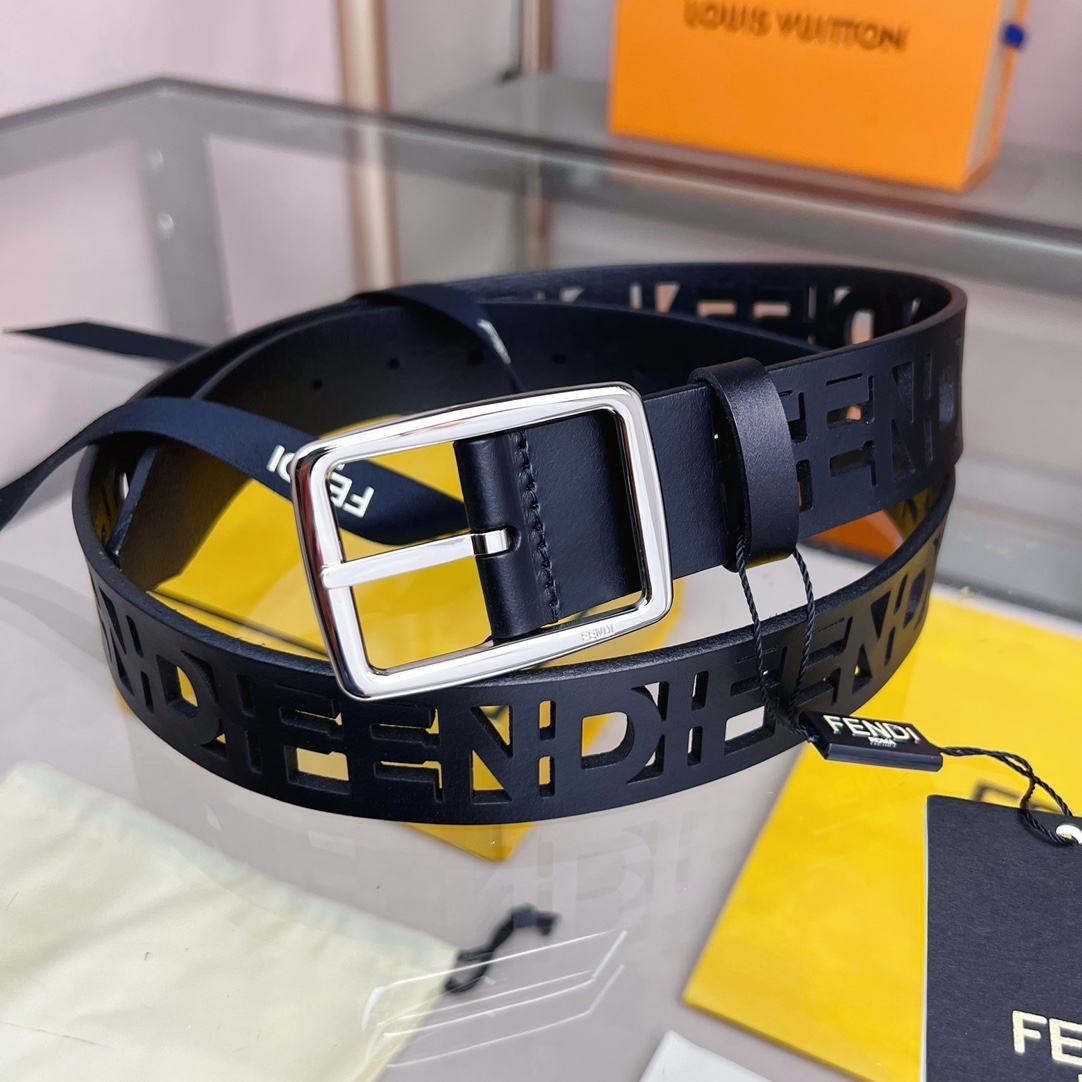 Fendi Leather Belt  - DesignerGu