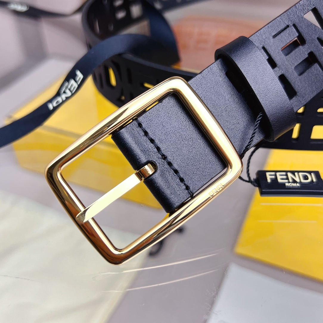 Fendi Leather Belt  - DesignerGu