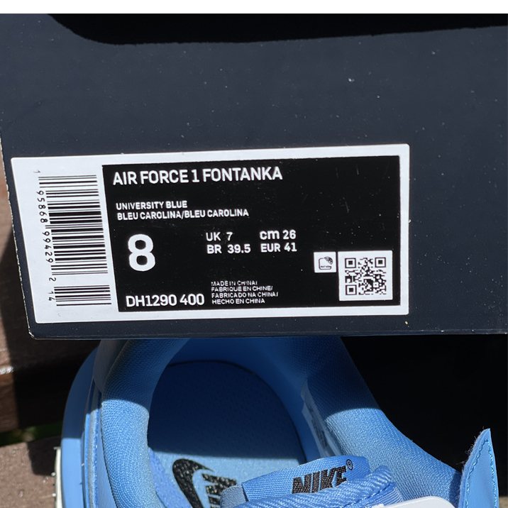 Nike Air Force 1 Fontanka “University Blue” Sneaker DH1290-400 - DesignerGu