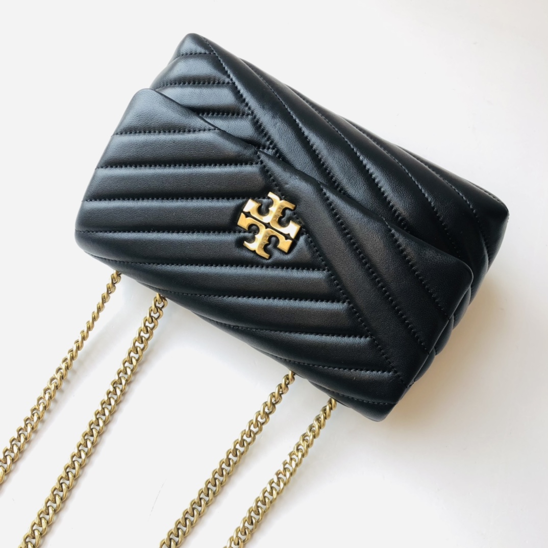 ToryBurch Kira Chevron Convertible Shoulder Bag(22.5-15-8cm)  TB316S90452 - DesignerGu