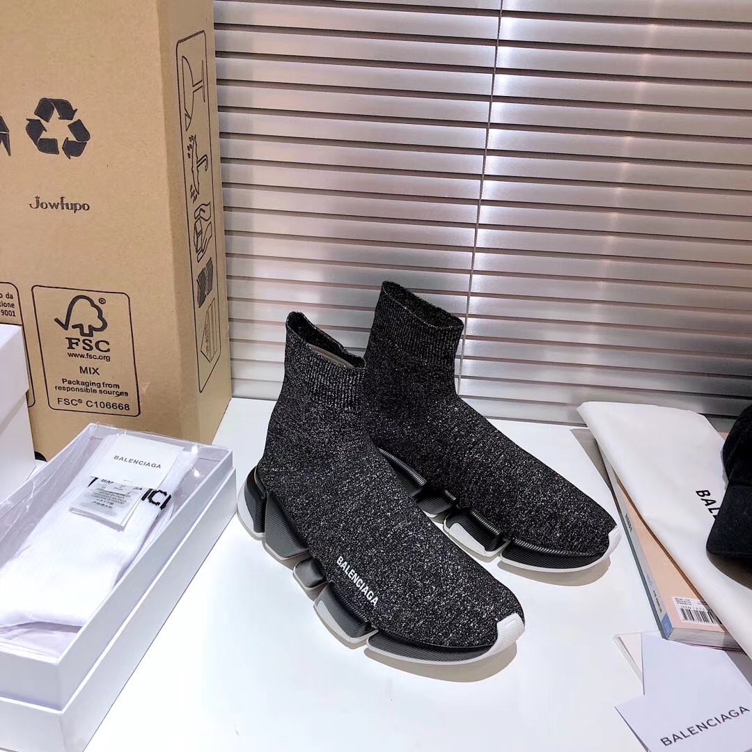 Balenciaga  Speed 2.0 Recycled Knit Sneaker  - DesignerGu