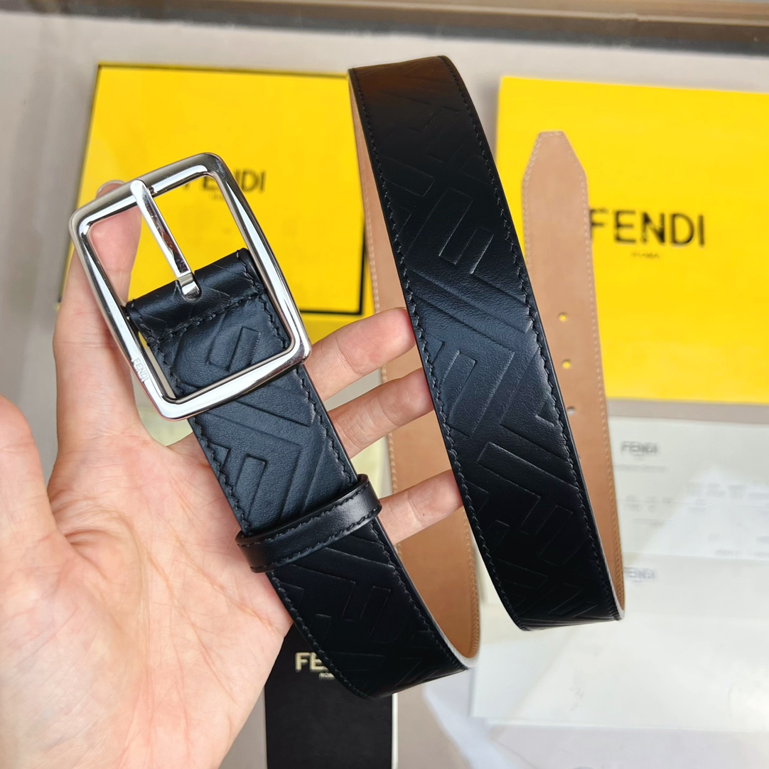 Fendi Leather Belt  - DesignerGu