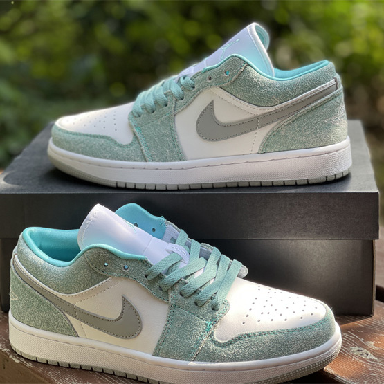 Air Jordan 1 Low ''New Emerald'' Sneaker  DN3705 301 - DesignerGu