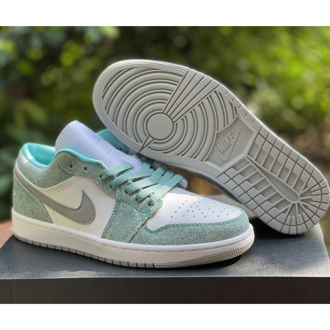 Air Jordan 1 Low ''New Emerald'' Sneaker  DN3705 301 - DesignerGu