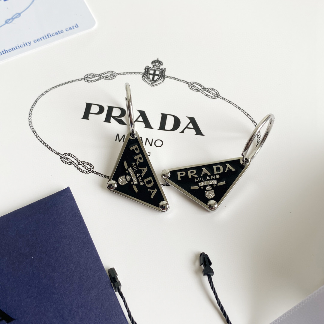 Prada Prada Symbole Pendant Earring - DesignerGu