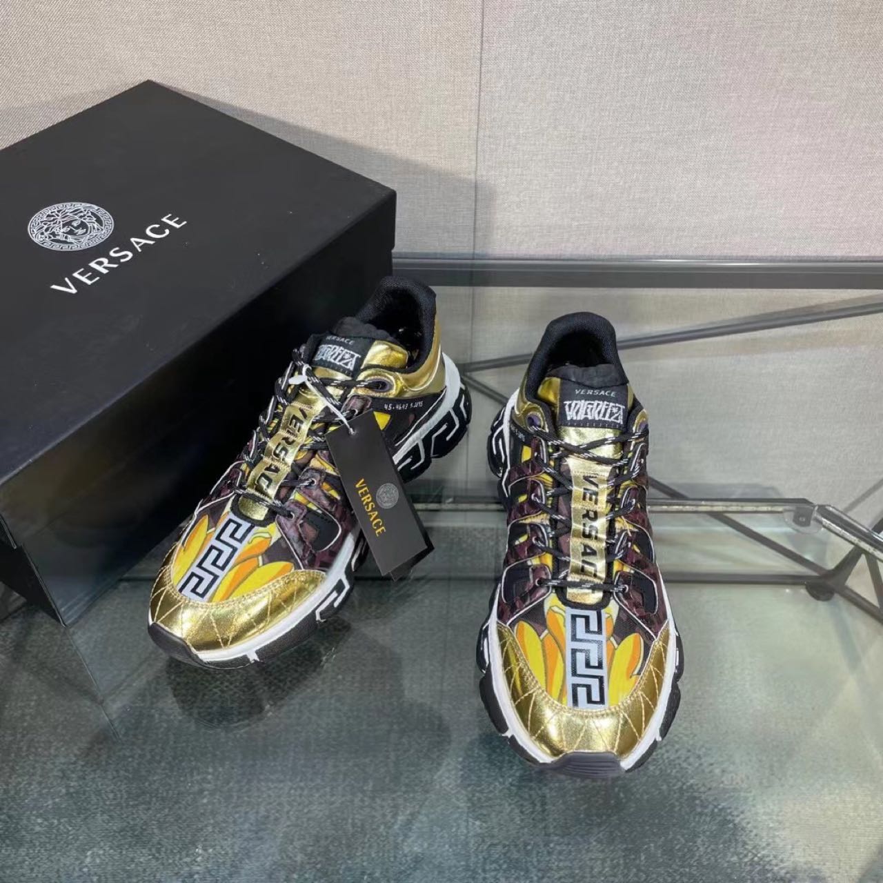 Versace Fendace Trigreca Sneakers - DesignerGu