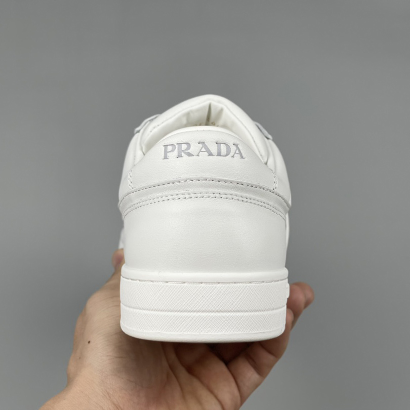 Prada Downtown Leather Sneakers - DesignerGu