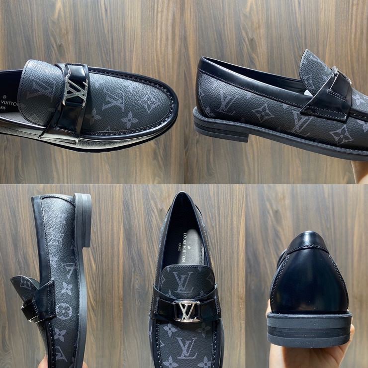 Louis Vuitton Major Loafer(Black) - DesignerGu