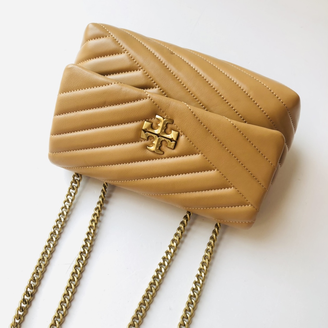 ToryBurch Kira Chevron Convertible Shoulder Bag(22.5-15-8cm)  TB316S90452 - DesignerGu