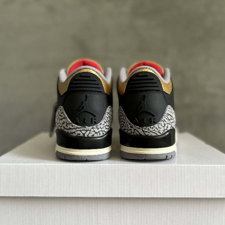 Jordan 3 Retro Black Gold  Sneakers  CK9246-067 - DesignerGu