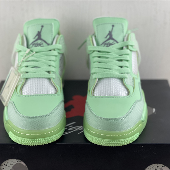 Off White x Air Jordan 4 Sneakers  - DesignerGu