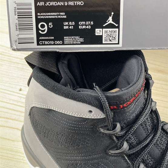 Air Jordan 9 “Particle Grey” Basketball Shoes   CT8019-060 - DesignerGu