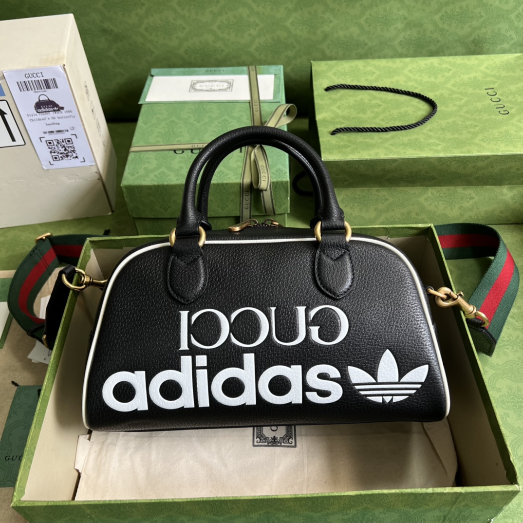 Adidas x Gucci Mini Duffle Bag(31.5-18-15.5cm) - DesignerGu