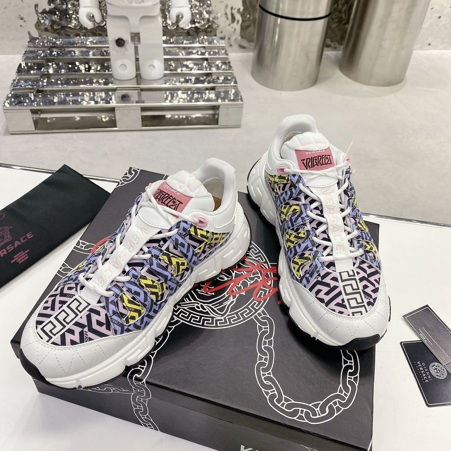 Versace Trigreca Sneakers  - DesignerGu