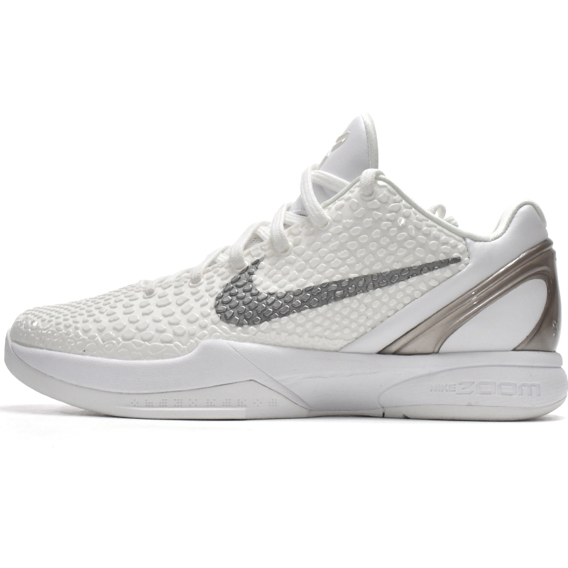 Nike Zoom Kobe VI PE White Sneaker    S96904-100 - DesignerGu