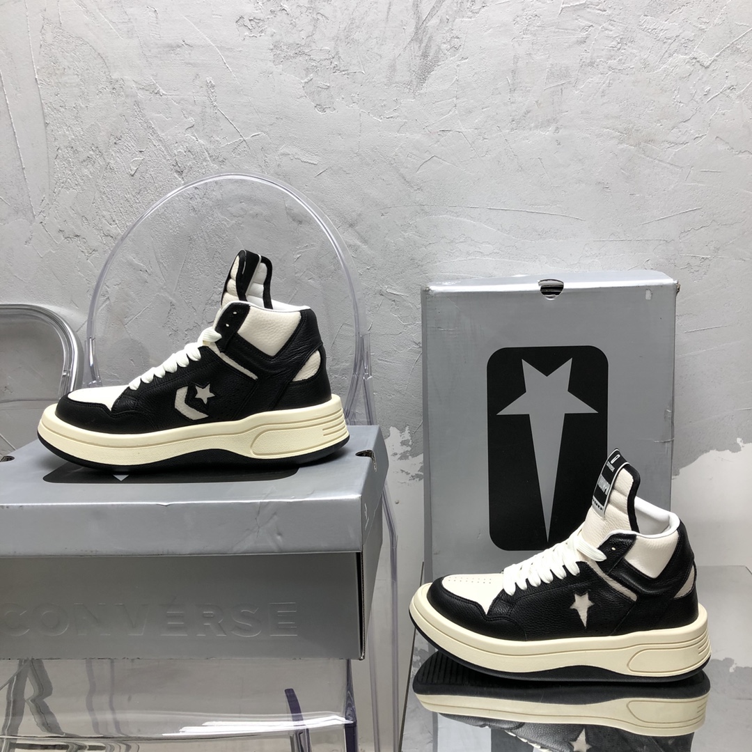 Rick Owens Converse X Drkshdw Turbowpn Sneakers - DesignerGu