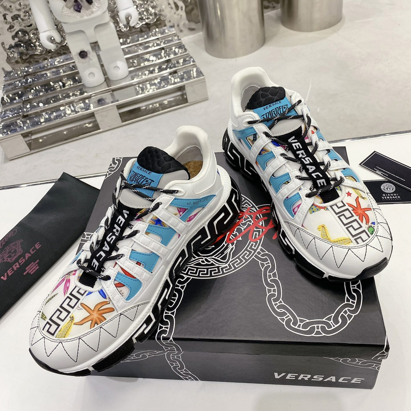 Versace Trigreca Sneakers  - DesignerGu