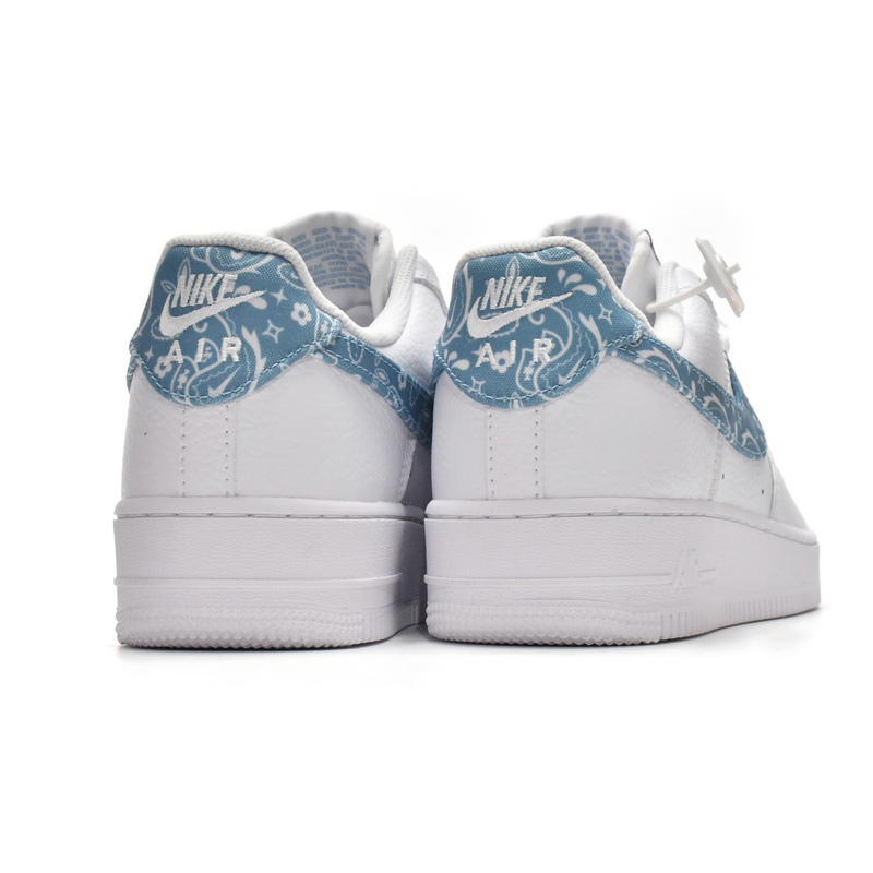 Nike Air Force 1 Low Blue Paisley Sneaker   DH4406-100 - DesignerGu