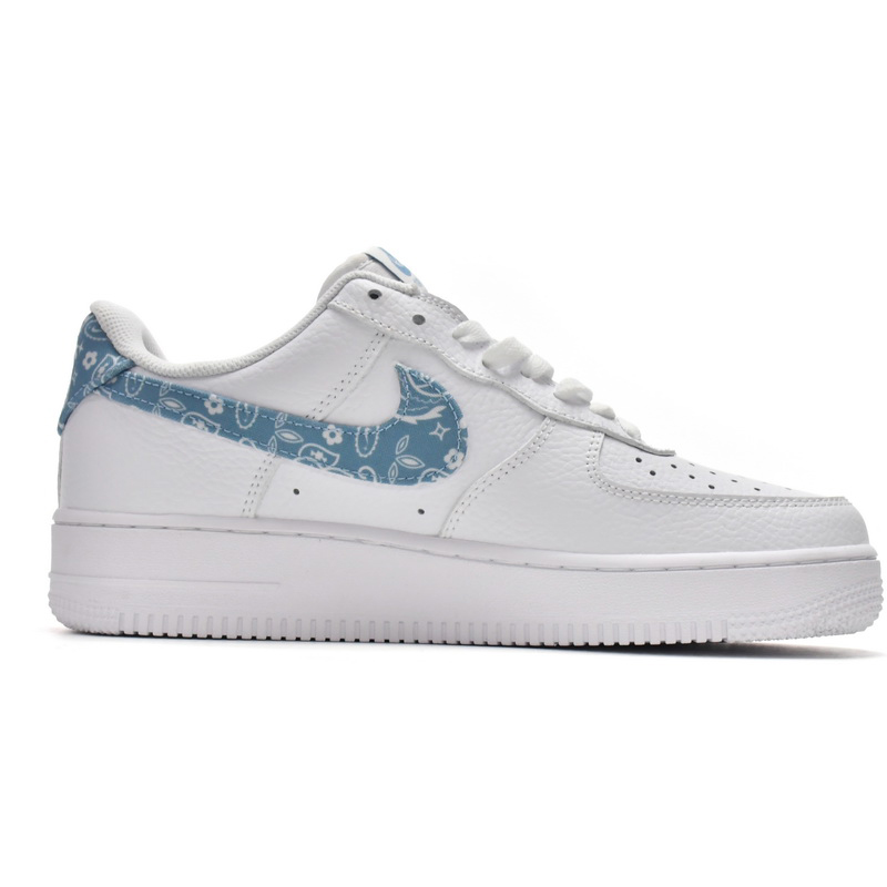 Nike Air Force 1 Low Blue Paisley Sneaker   DH4406-100 - DesignerGu