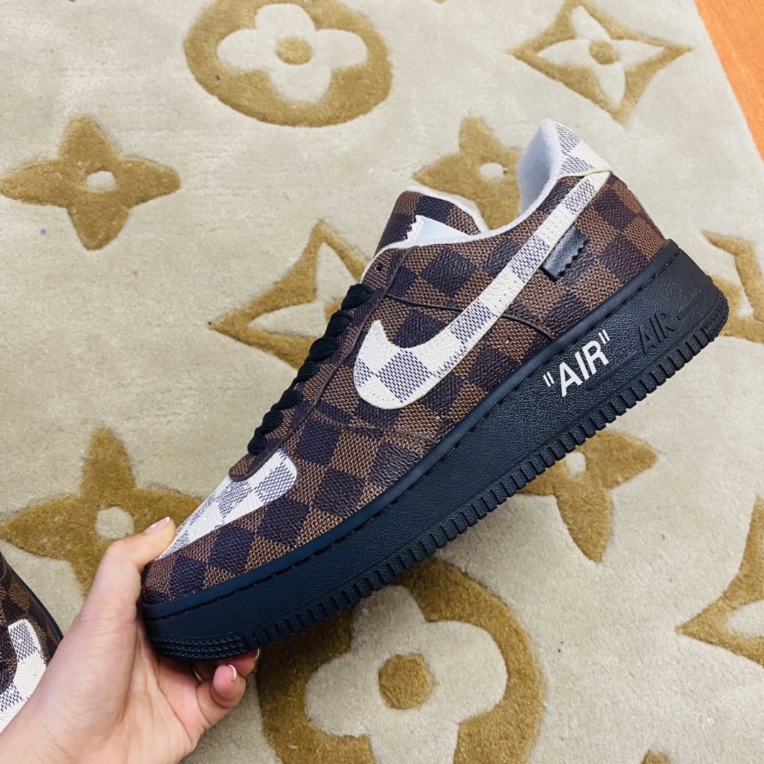 Louis Vuitton X Nike Air Force 1 Sneaker - DesignerGu