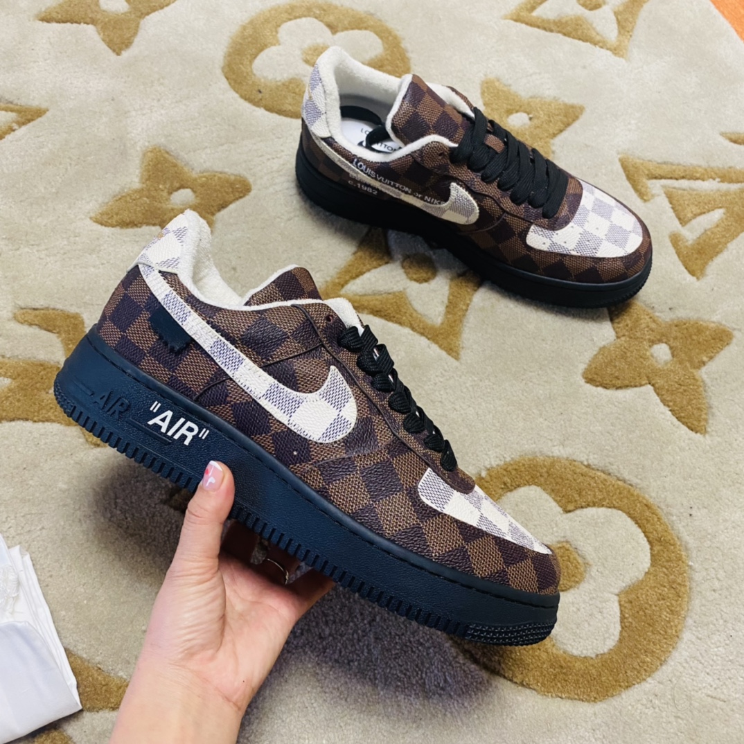 Louis Vuitton X Nike Air Force 1 Sneaker - DesignerGu