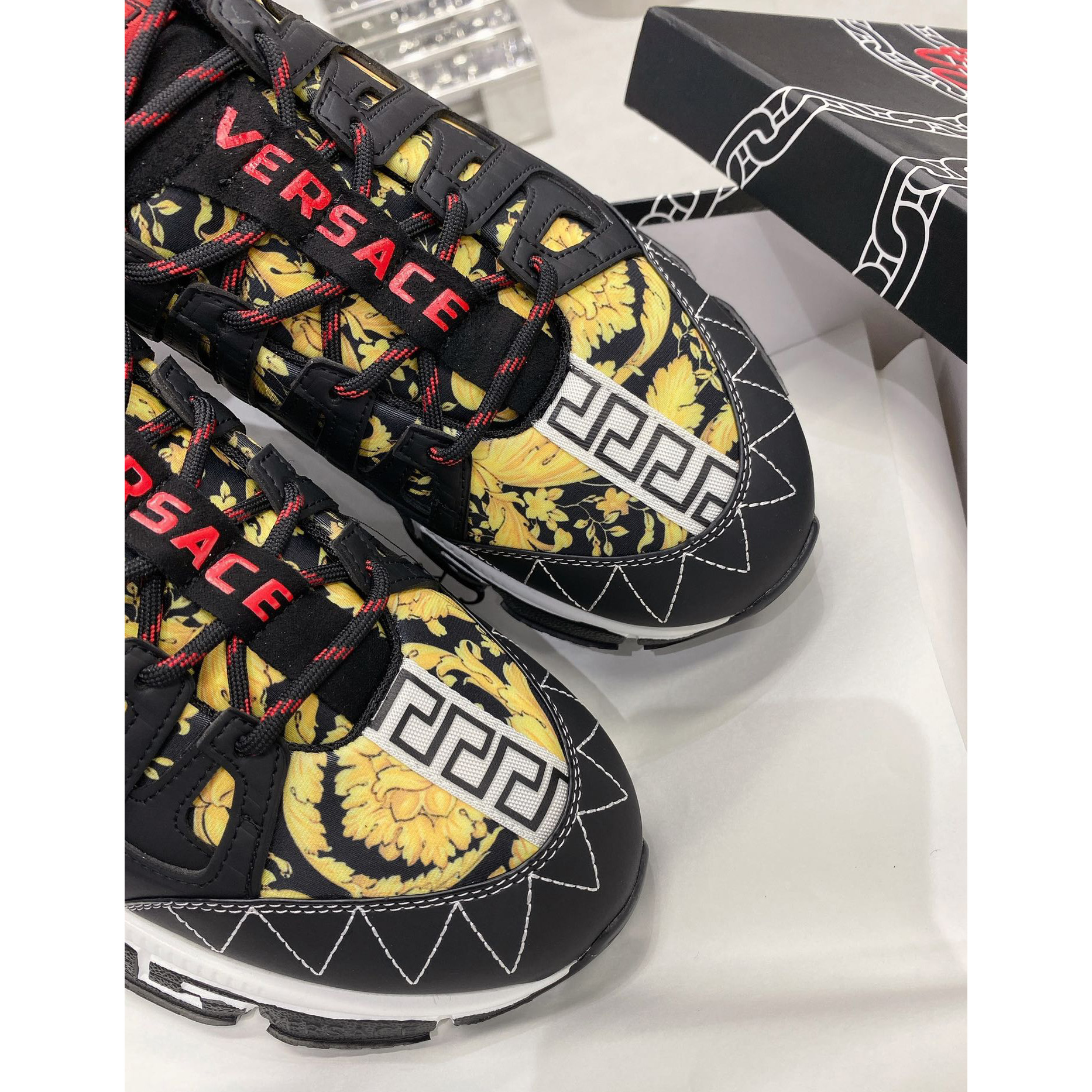 Versace Trigreca Sneakers  - DesignerGu