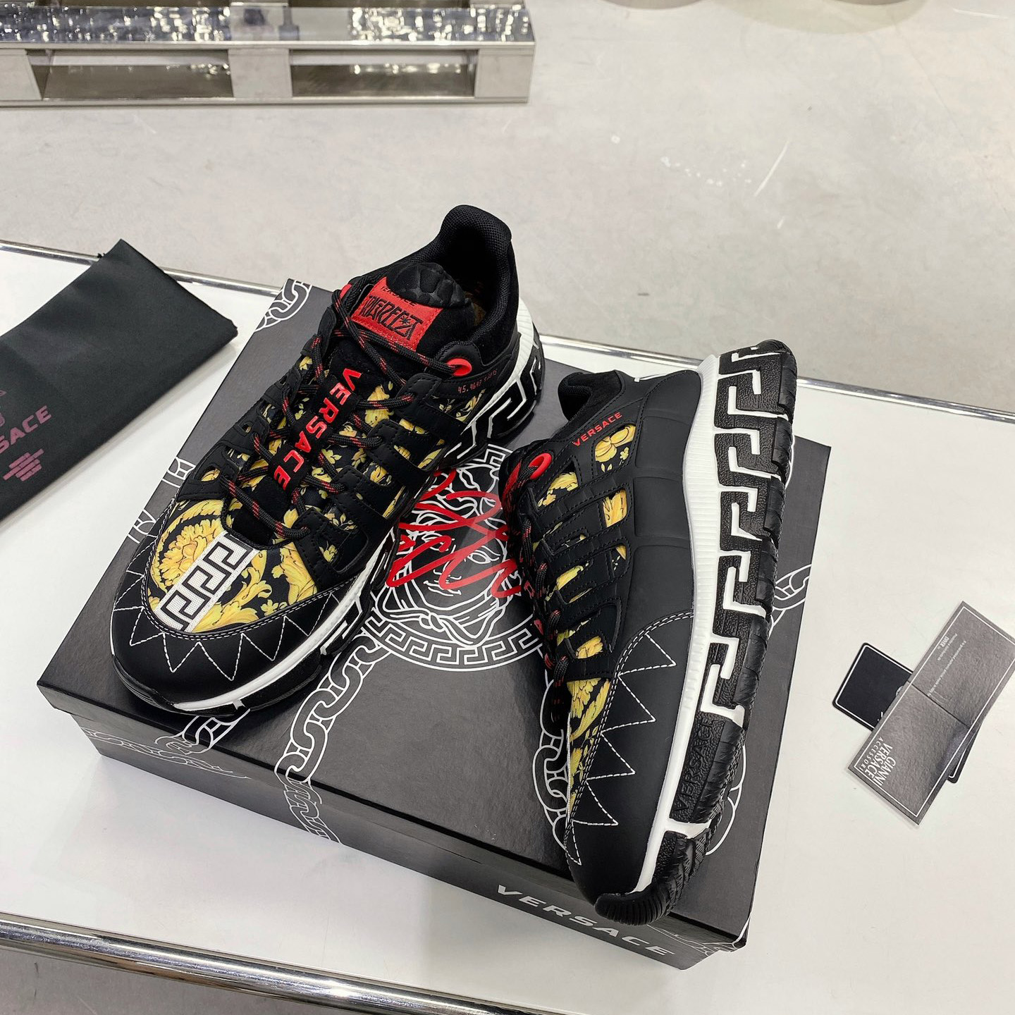 Versace Trigreca Sneakers  - DesignerGu