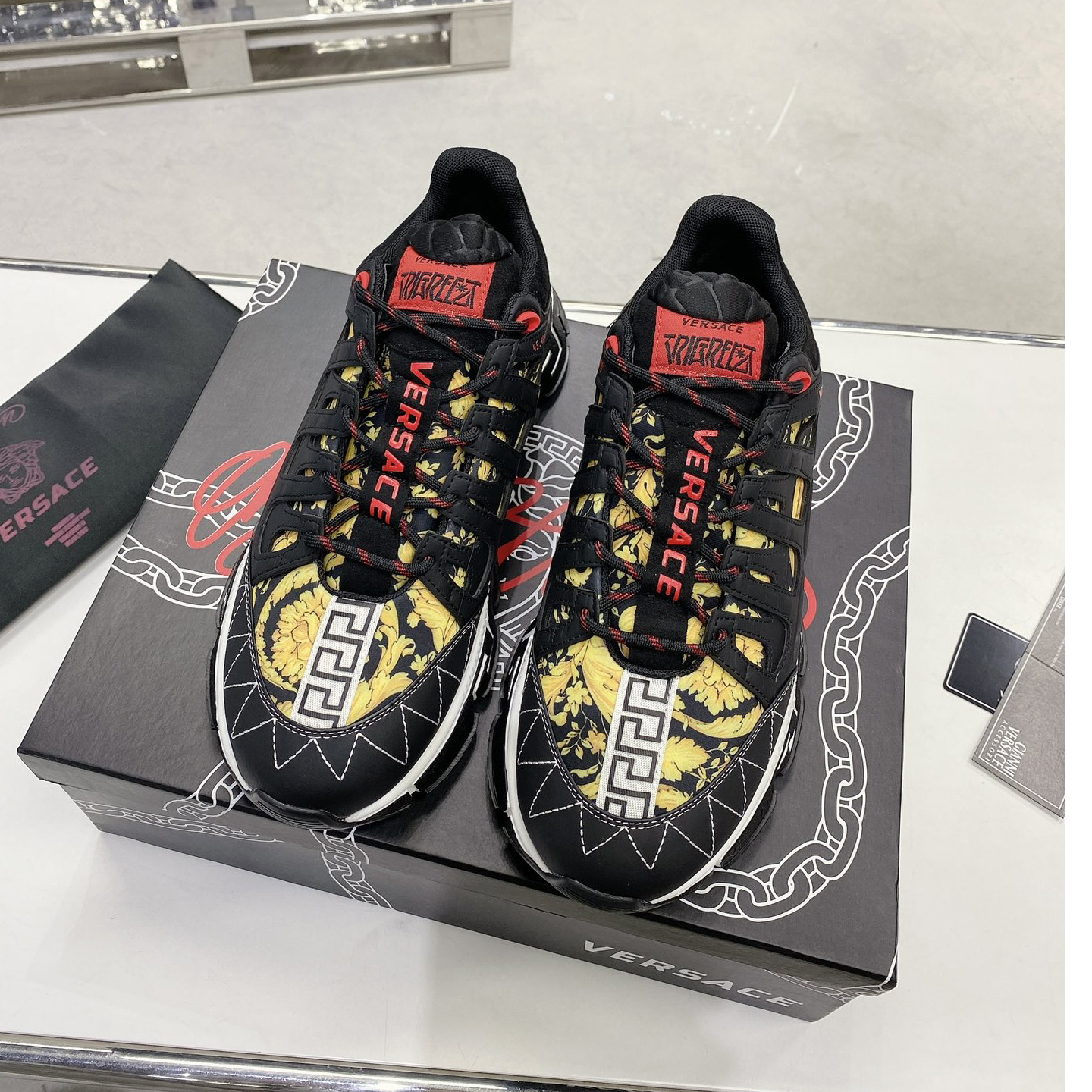 Versace Trigreca Sneakers  - DesignerGu