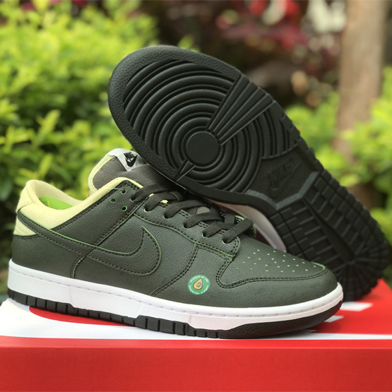 Nike Dunk Low “Avocado” Sneaker   DM7606-300 - DesignerGu