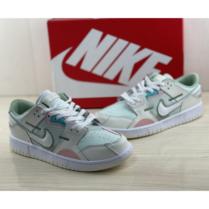 Nike Dunk Low Scrap “Phantom” Sneaker   DM0802-001  - DesignerGu