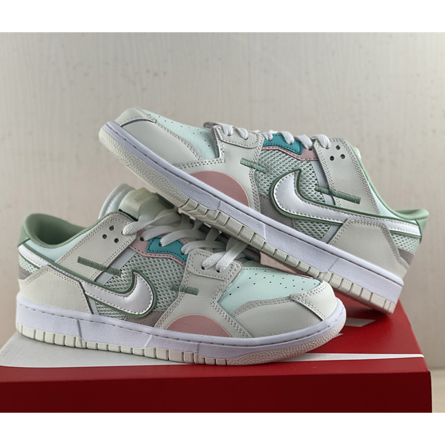 Nike Dunk Low Scrap “Phantom” Sneaker   DM0802-001  - DesignerGu