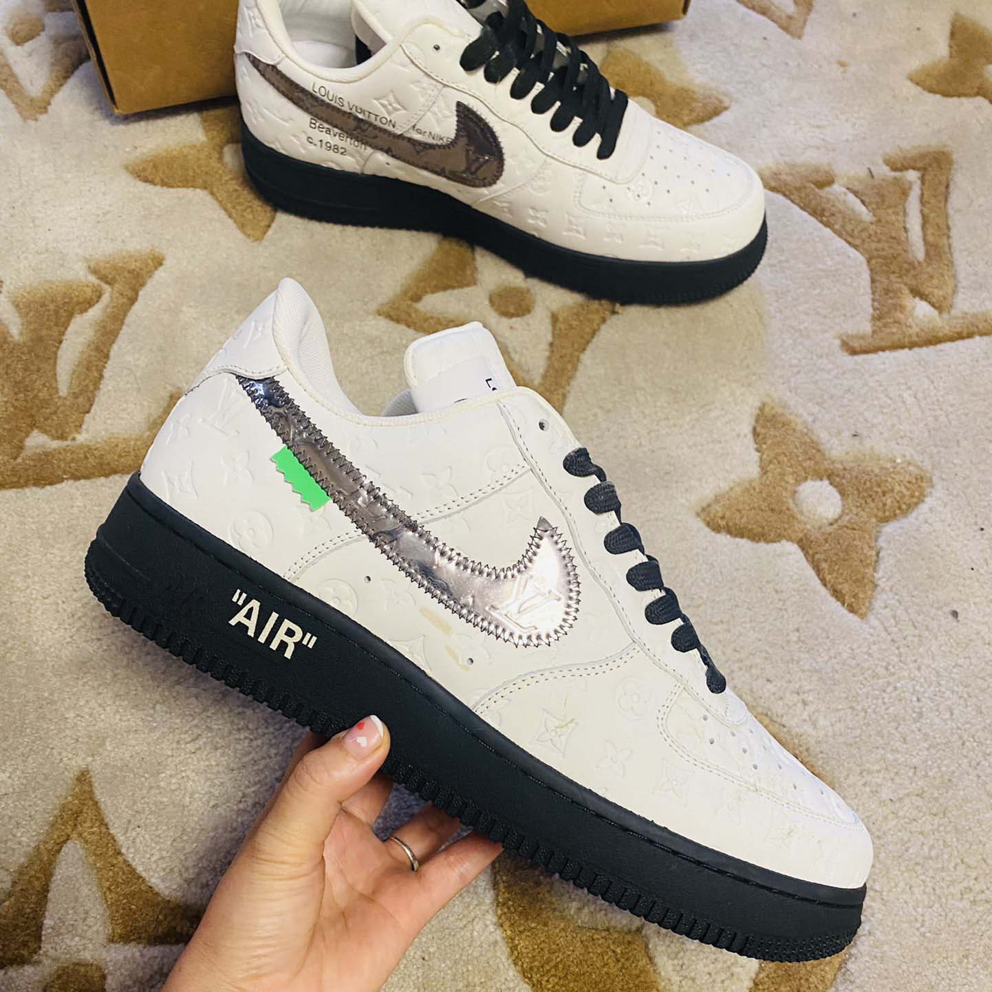 Louis Vuitton X Nike Air Force 1 Sneaker - DesignerGu