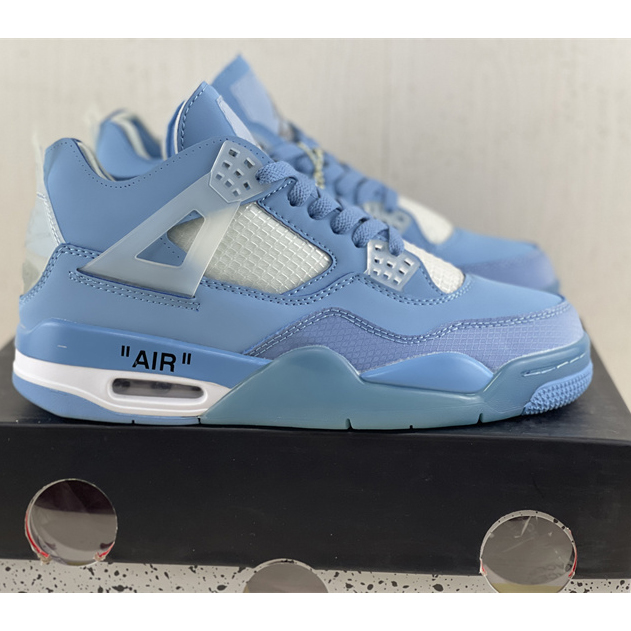 Off White x Air Jordan 4 Sneakers  - DesignerGu