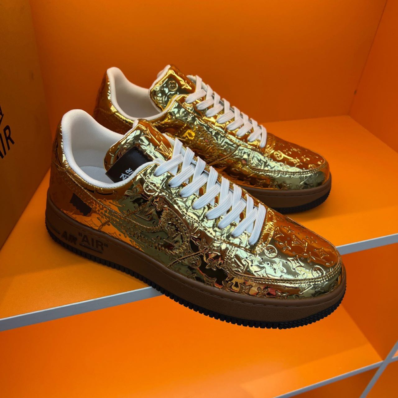 Off-White x Louis Vuitton X Nike Air Force 1 Sneaker - DesignerGu