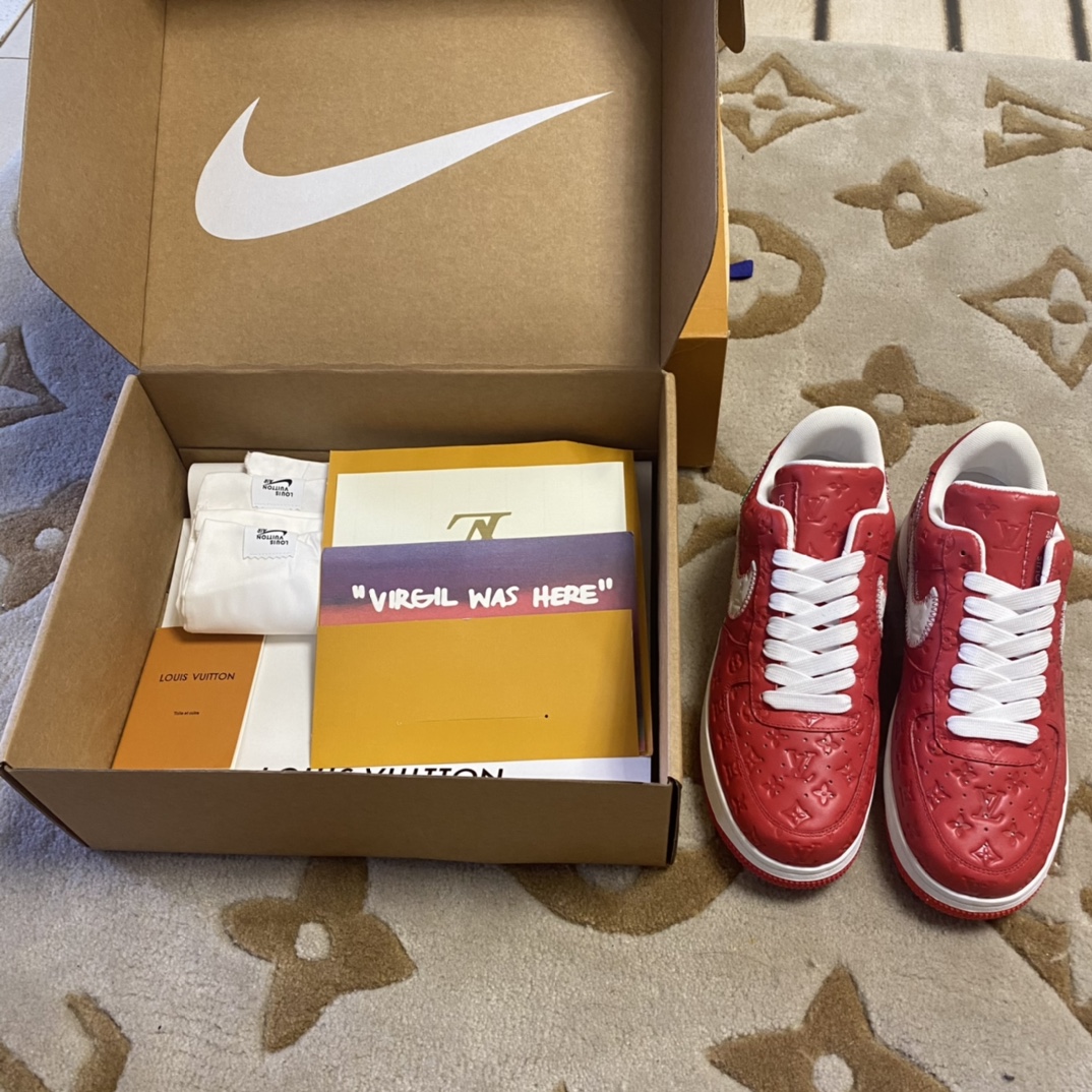 Louis Vuitton X Nike Air Force 1 Sneaker - DesignerGu