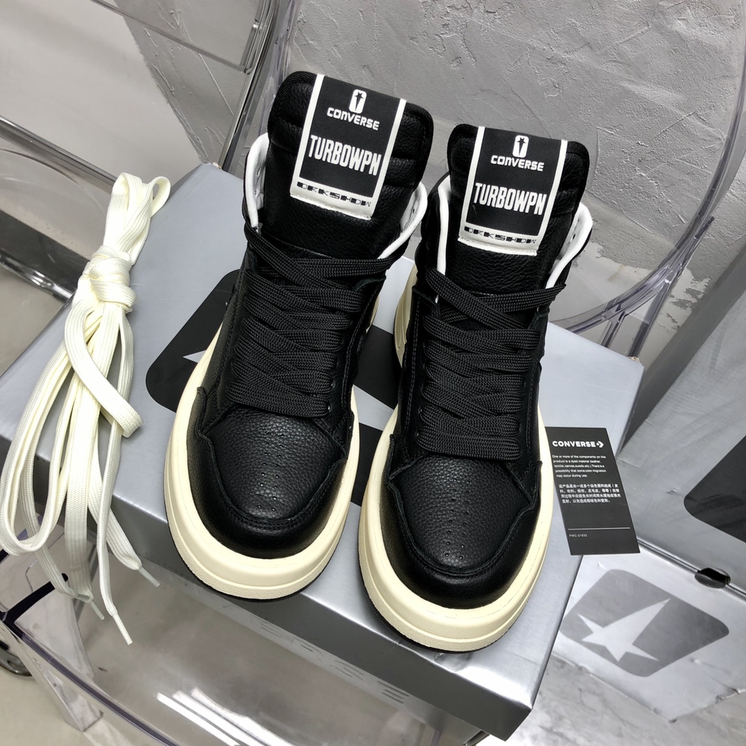 Rick Owens Converse X Drkshdw Turbowpn Sneakers - DesignerGu