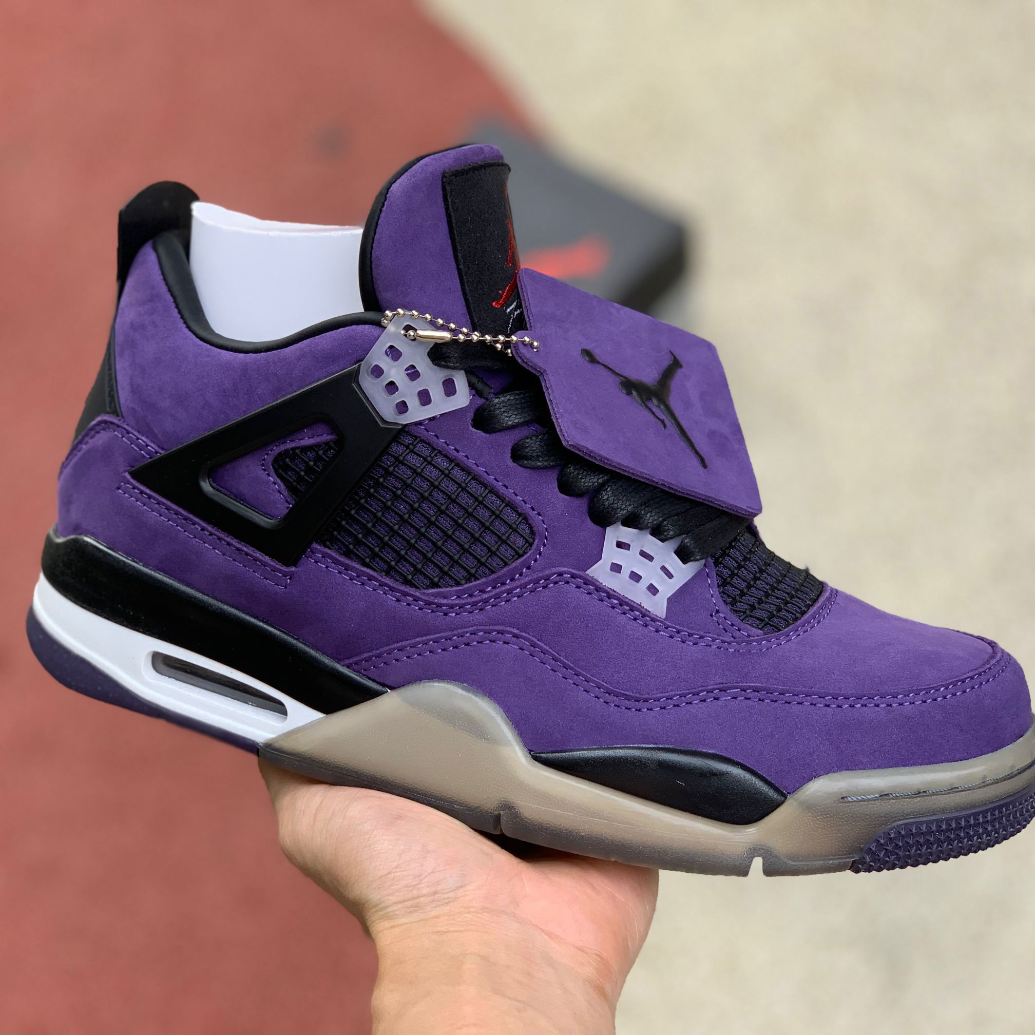 Air Jordan 4 x Travis Scott Cactus Jack  Sneakers      - DesignerGu