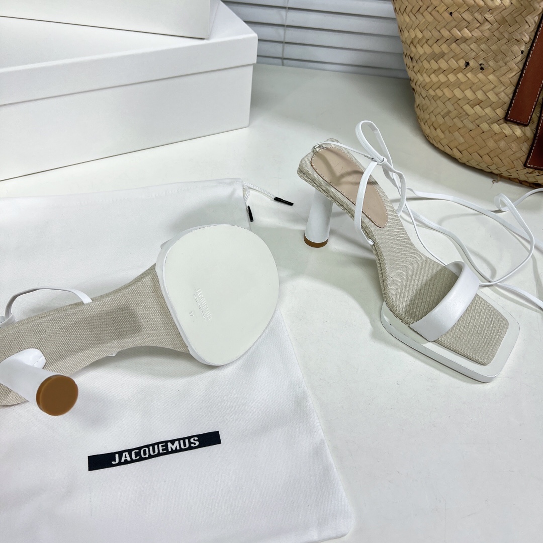 Jacquemus Whirt Sandal   85mm - DesignerGu