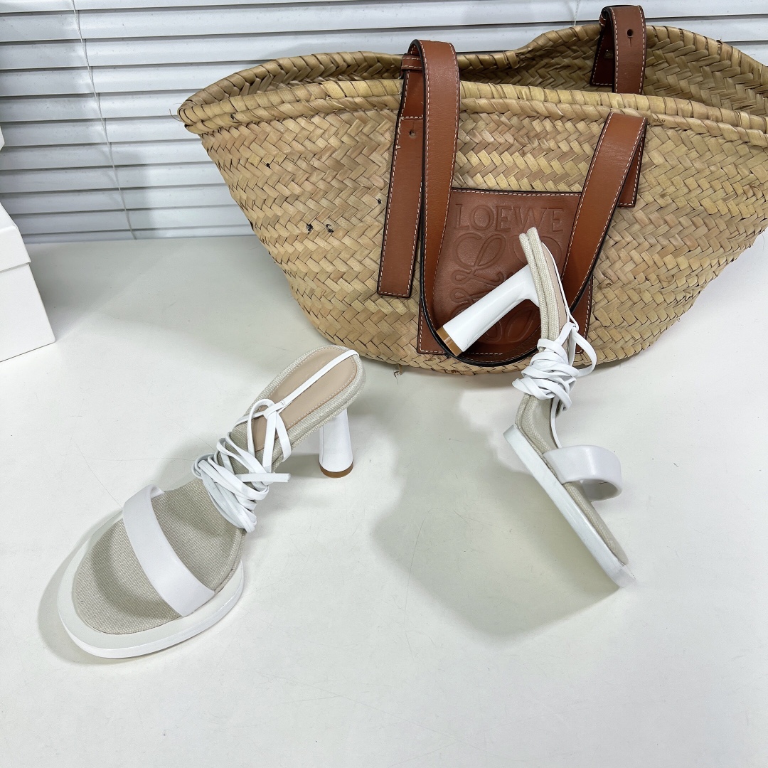 Jacquemus Whirt Sandal   85mm - DesignerGu