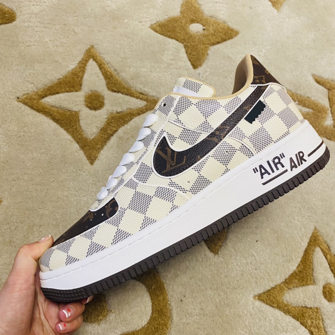 Louis Vuitton X Nike Air Force 1 Sneaker - DesignerGu