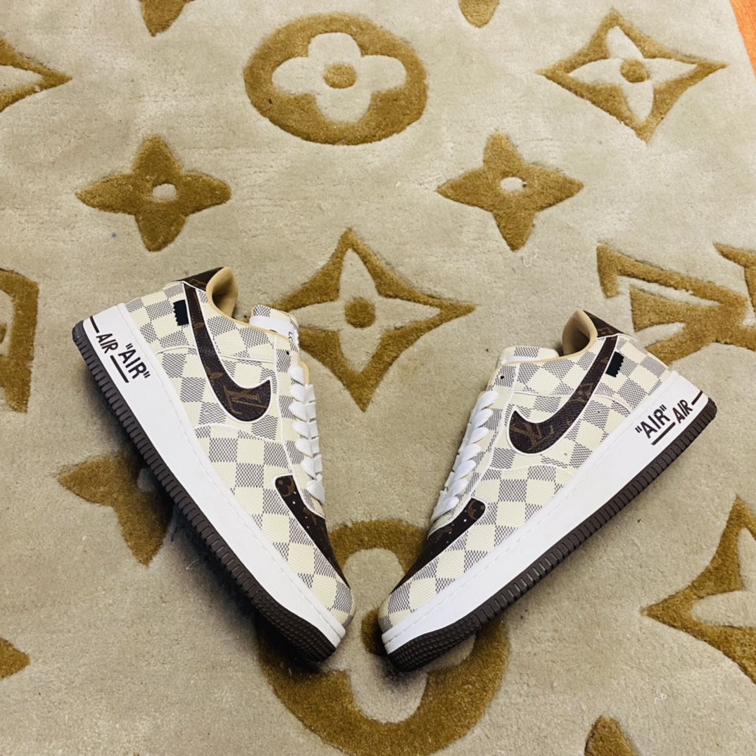 Louis Vuitton X Nike Air Force 1 Sneaker - DesignerGu