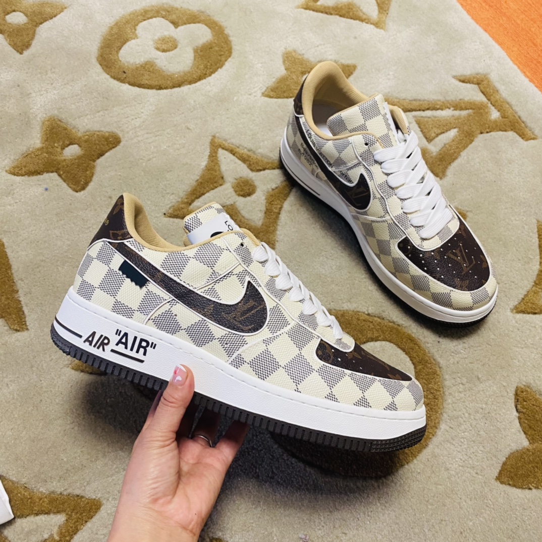 Louis Vuitton X Nike Air Force 1 Sneaker - DesignerGu