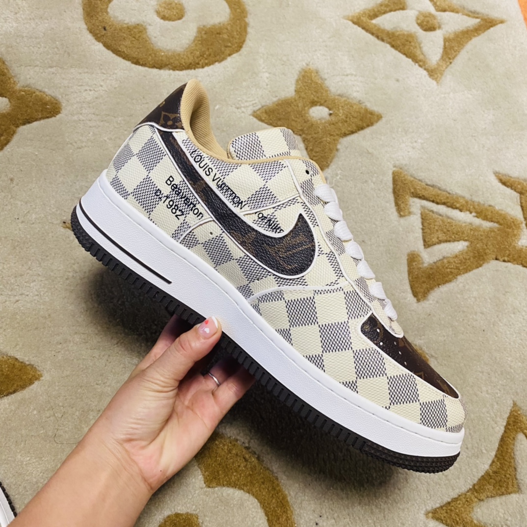 Louis Vuitton X Nike Air Force 1 Sneaker - DesignerGu