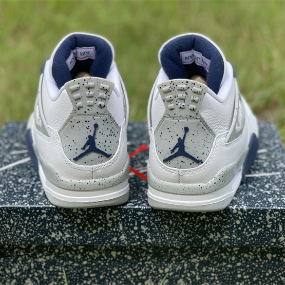 Air Jordan 4“Midnight Navy” Sneakers     DH6927-140 - DesignerGu