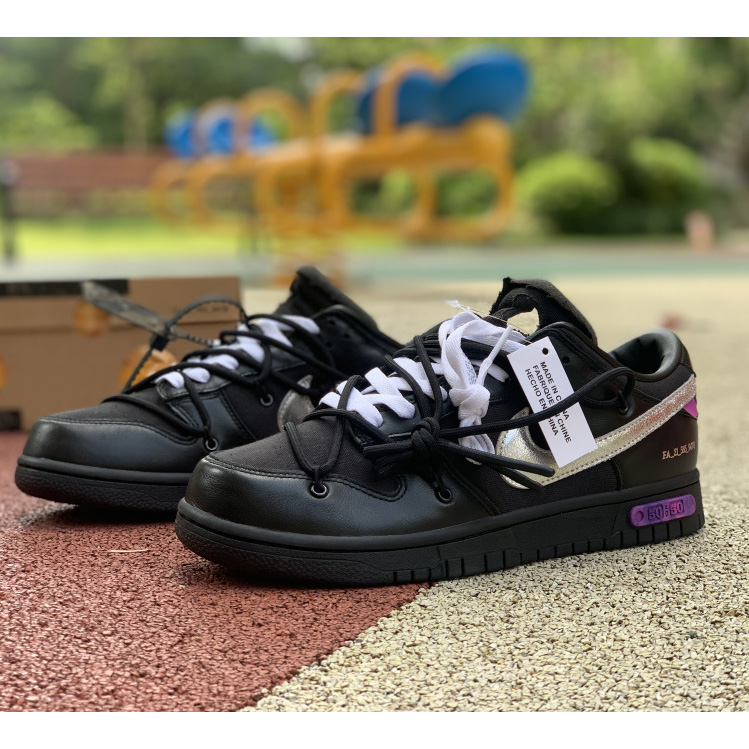 Nike Dunk Low Off-White Lot 50  Sneaker     DM1602-001 - DesignerGu