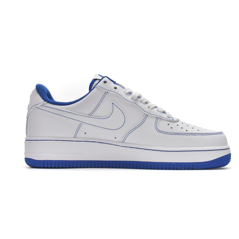 Nike Air Force 1 Low Contrast Stitch Blue Sneaker   CV1724-101 - DesignerGu