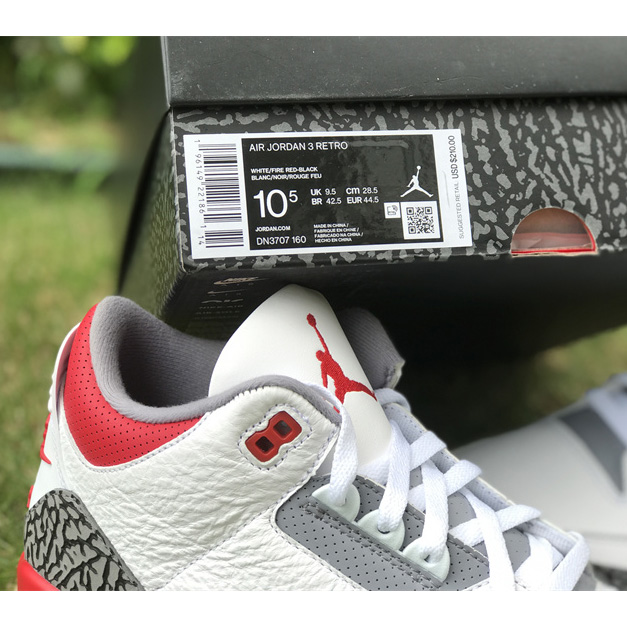 Air Jordan 3 OG “Fire Red” Basketball Shoes   DN3707-160 - DesignerGu