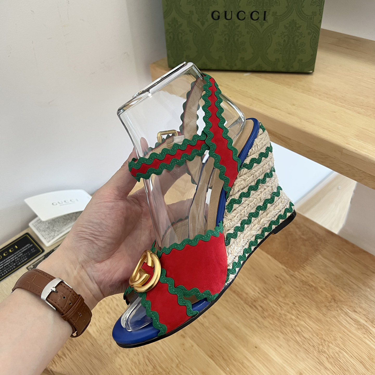 Gucci Women's Espadrille Sandal - DesignerGu